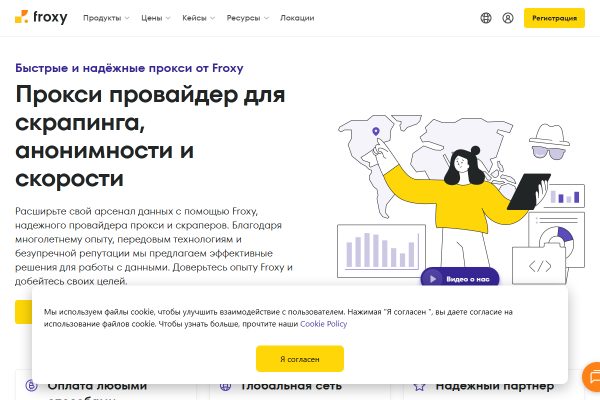Froxy — интерфейс сервиса